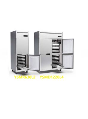فریزر 220 ولتی تجاری استیل 4 دری 30 سینی دوگانه
