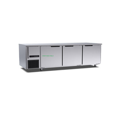 1800×700×800mm میز بالا چیلر تجاری هتل تجهیزات آشپزخانه سه در