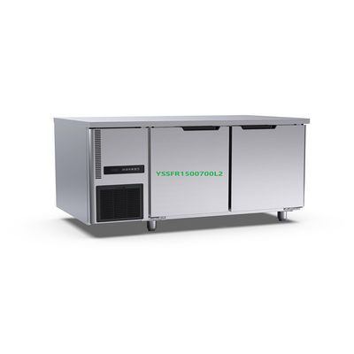 1200×700×800mm میز فریزر بزرگ دو درب تجهیزات آشپزخانه هتل تجاری
