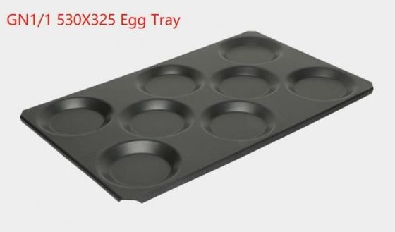 Foodservice Oven Gastronorm GN 1/1 آلومینیوم نچسب سینی پخت تخم مرغ 530x325mm