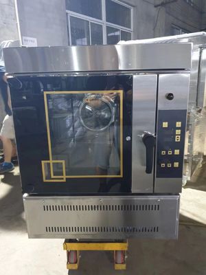 یاسور پنج سینی فر کانوکشن گازی تجاری 40×60 سانتی متر برای پخت نان و شیرینی از سرعت گرمایش سریع استفاده کنید