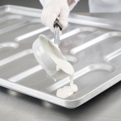 سینی ماهیتابه 41055 فولاد آلومینیومی لعاب دار با انتهای گرد Hoagie Bun