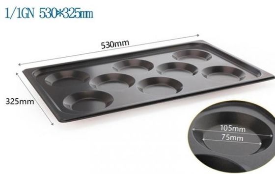 Foodservice Oven Gastronorm GN 1/1 آلومینیوم نچسب سینی پخت تخم مرغ 530x325mm