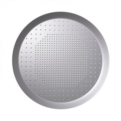 سینی پخت آلومینیومی سوراخ دار سینی پیتزا سوراخ دار آنودایز شده 16 اینچی