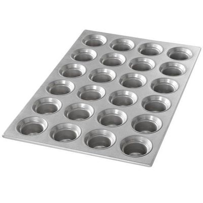 سینی پخت آلومینیومی ورقه‌ای نقره‌ای در مایکروویو Foodservice NSF 26200 آلیاژ مینی کیک کیک Bundt