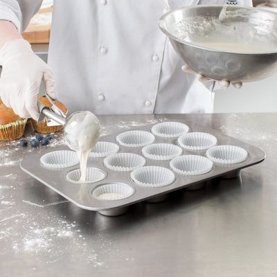 سینی پخت آلومینیومی سنگین لعاب دار 1.5 میلی متری فولاد آلومینیومی 12 محفظه