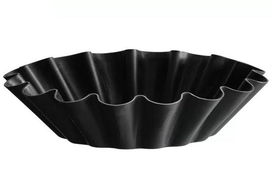 Foodservice NSF Telfon قالب آلومینیومی نچسب کاپ کیک مینی فلوت دار قالب کیک بریوش